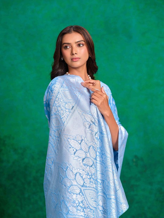 Zari Woven Design Chanderi Silk Saree