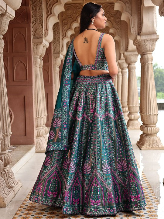 Ready to Wear Lehenga & Unstitched Blouse With Dupatta