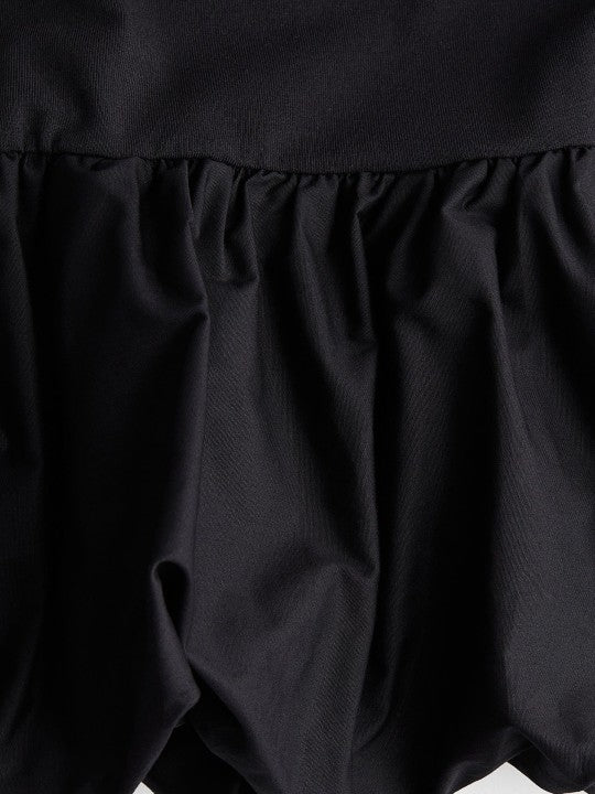 Bubble-Hem Strappy Top