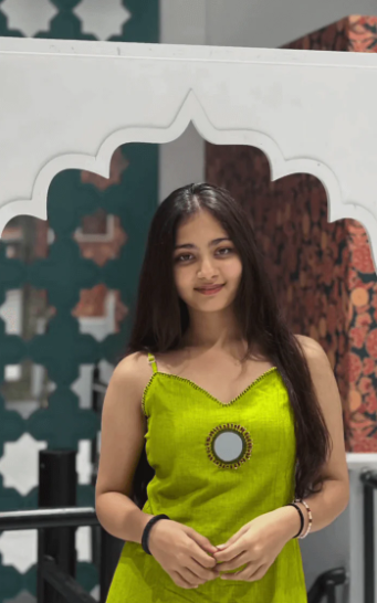 Stylish Lime Green Sleeveless Kurta Set with Pants