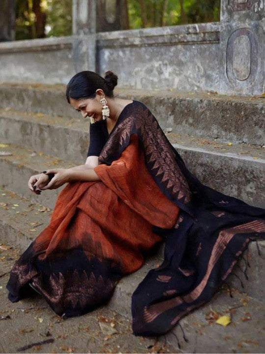 Woven Design Zari Saree
