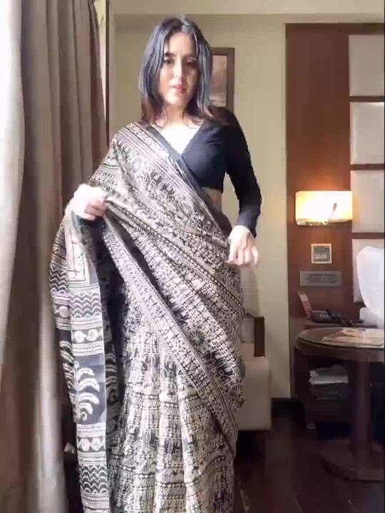 Kalamkari Printed Block Print Saree