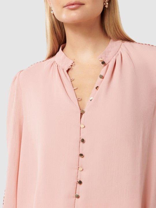 Women Bishop Sleeves Blouson Top