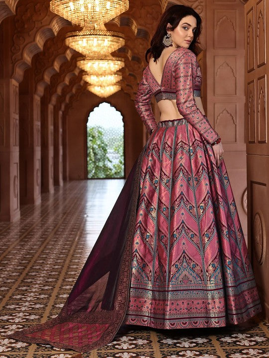 Ready to Wear Lehenga & Unstitched Blouse With Dupatta