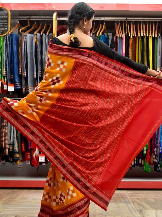 Pure Cotton Sambalpuri Saree