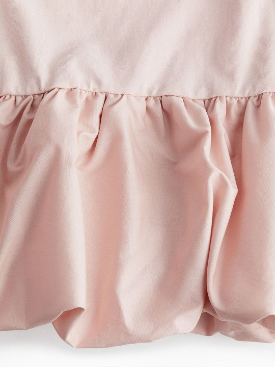 Bubble-Hem Strappy Top