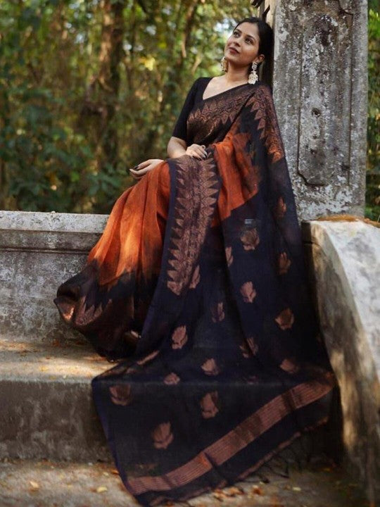 Woven Design Zari Saree